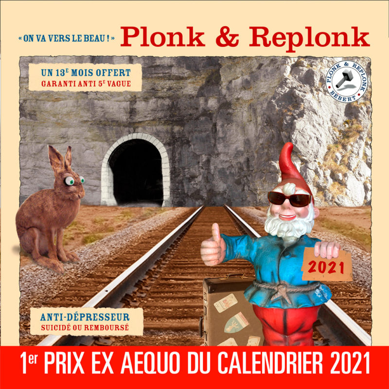 Le calendrier 2021 de Bébert Plonk & Replonk